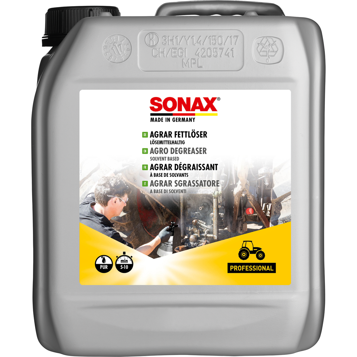 SONAX Agro Grease Dissolver - Oljebaserad 5L